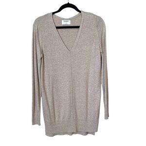MT Old Navy Beige V-Neck Tunic Sweater